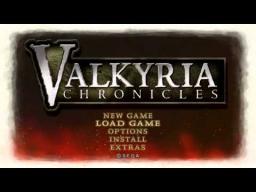 Valkyria Chronicles Title Screen